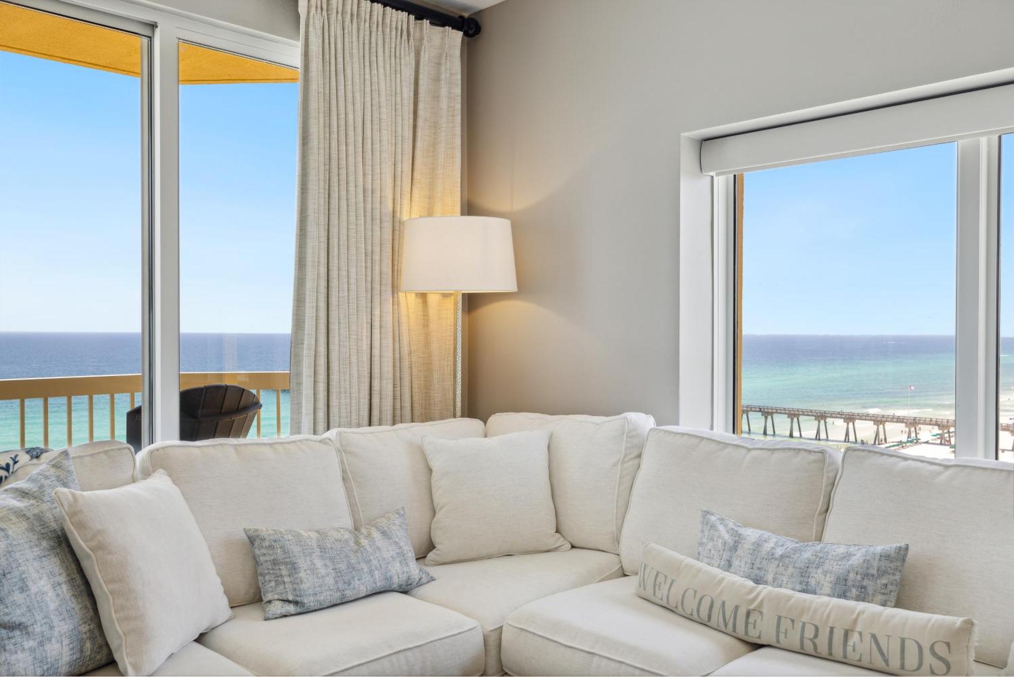 Calypso 2-1009 Beautiful Ocean Views With Front Balcony! * Panama City Beach